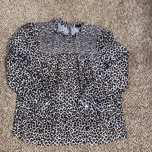 J. Crew Leopard Cheetah Print Blouse Small Buy 5 for $20